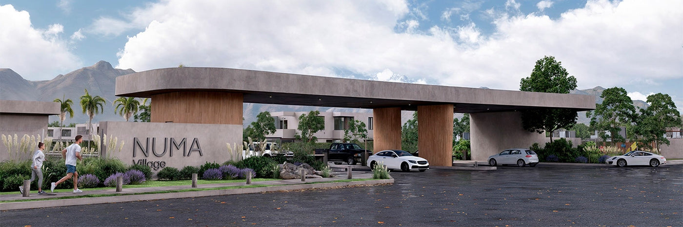 Visualización arquitectónica del desarrollo NUMA Village